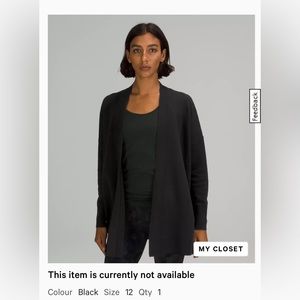 Lululemon Merino Wool Honeycomb Wrap